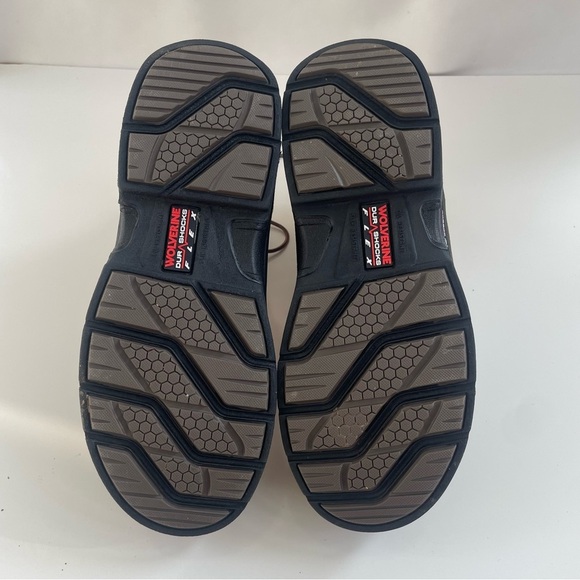 Wolverine Men's Brown Raider Durashocks Safety Toe Construction Boot Size 9M - Picture 6 of 7